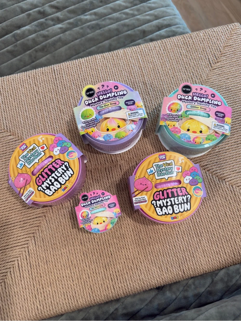 RMS & Top Trenz Dumpling Mystery Squishy Toy bundle of 5